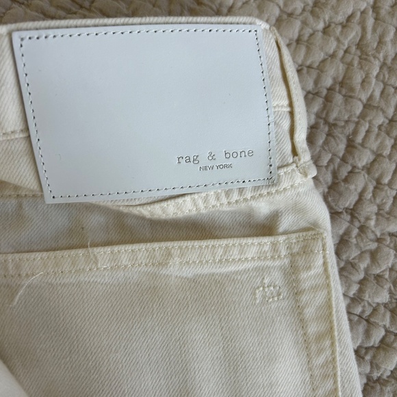Rag & Bone Logan Wide Leg Jeans in Bone 27 - Picture 6 of 7